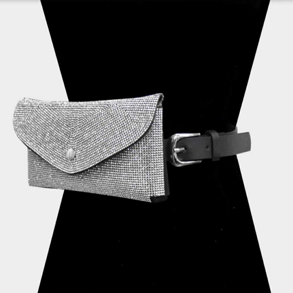 *NWT* Rhinestone Fanny Pack - Picture 9 of 17